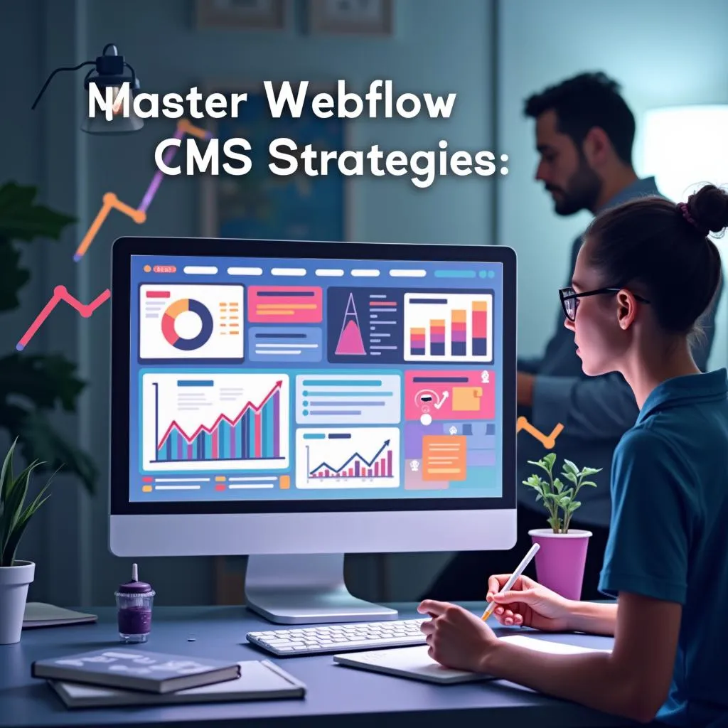 "Visual guide showcasing effective webflow cms strategies to enhance your website design in 2024."